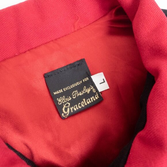 Elvis Presley Varsity Jacket Graceland Exclusive Authentic TCB Made in USA Large - Picture 4 of 13